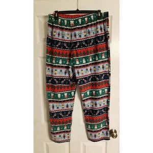 Holiday fleece Mens pajama pants new XXL